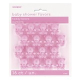 Babyshower Teddybären rosa 16 Stücke Babyshower Teddybären rosa 16 Stücke