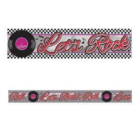 Foil Banner Rock and Roll Foil Banner Rock and Roll