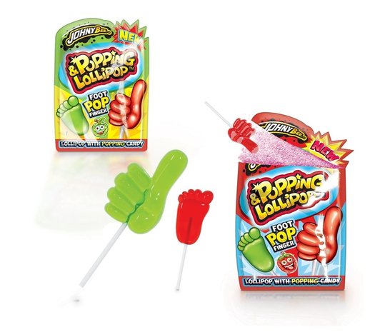 Candy Johny Bee Poping + Lollipop 13 Gr. † pro Einheit Candy Johny Bee Poping + Lollipop 13 Gr. † pro Einheit