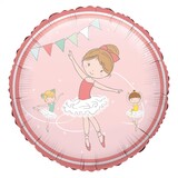 Feuille Balloon Ballerina Petit danseur | 43cm