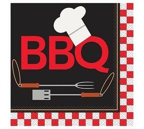 Servet BBQ 33x33cm | 16 stuks