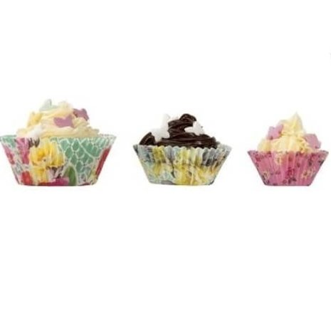 Cupcake Cups Vintage Blume Cupcake Cups Vintage Blume