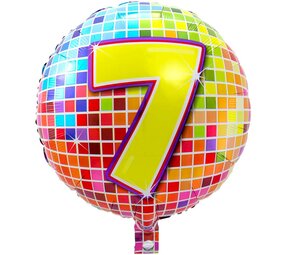 Folie Ballon 7 Jahre Geburtstagsblöcke | pro Einheit Folie Ballon 7 Jahre Geburtstagsblöcke | pro Einheit