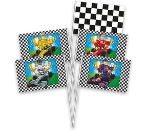 Folat Zwaaivlaggetjes Formule 1 | 8 stuks Folat Zwaaivlaggetjes Formule 1 | 8 stuks