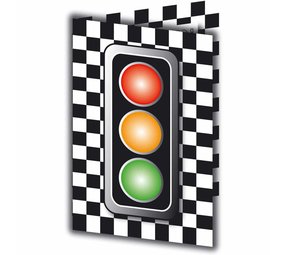 Invitation Stoplight 8 pieces