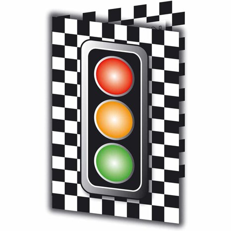 Invitation Stoplight 8 pieces Invitation Stoplight 8 pieces