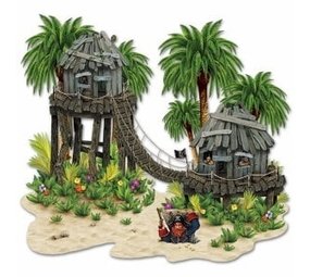 Scene setter Piraten Eiland 2 delig Scene setter Piraten Eiland 2 delig