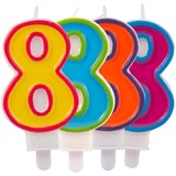 Candle 8 colored | per Unit Candle 8 colored | per Unit