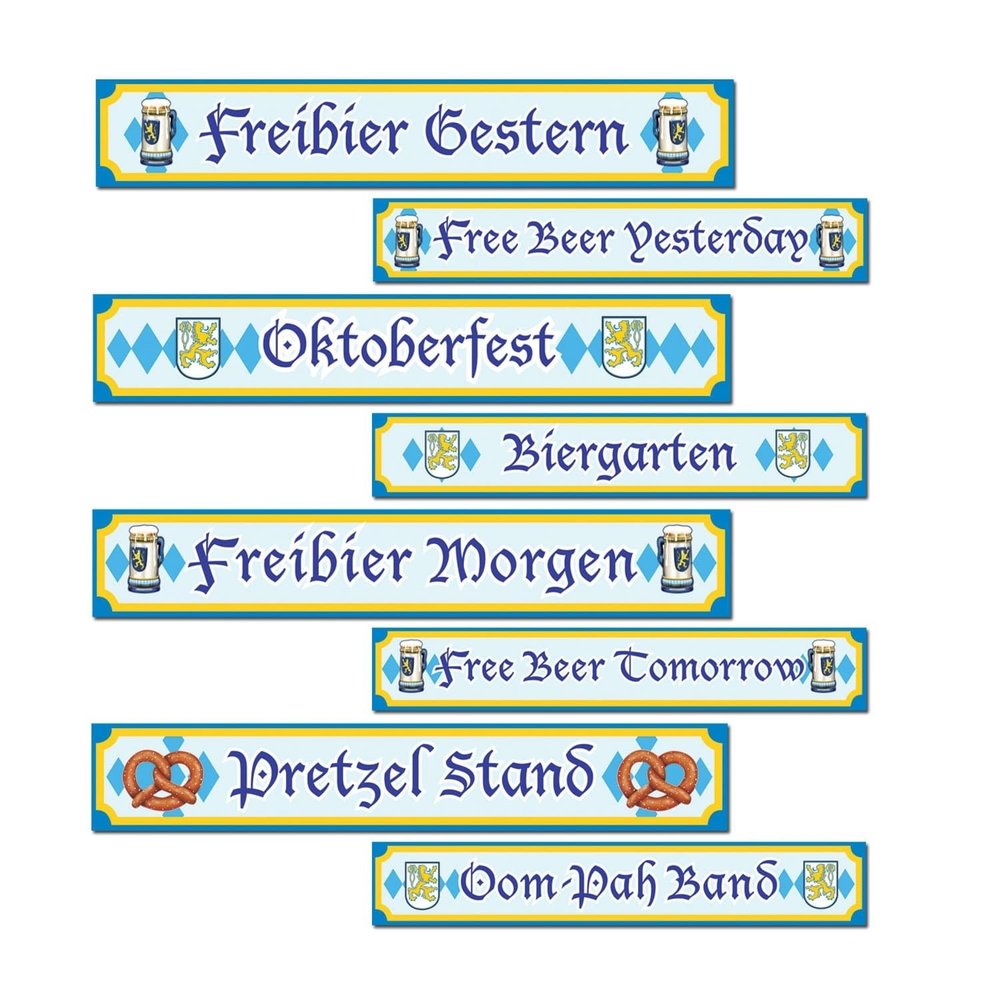 Banner Oktoberfeest | 4 stuks