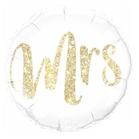 Foil Balloon '' Mme '' Gold Gold 46cm
