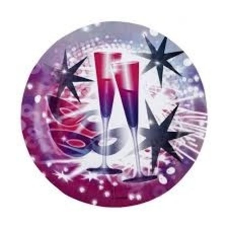 Bord Happy New Year 8 stuks