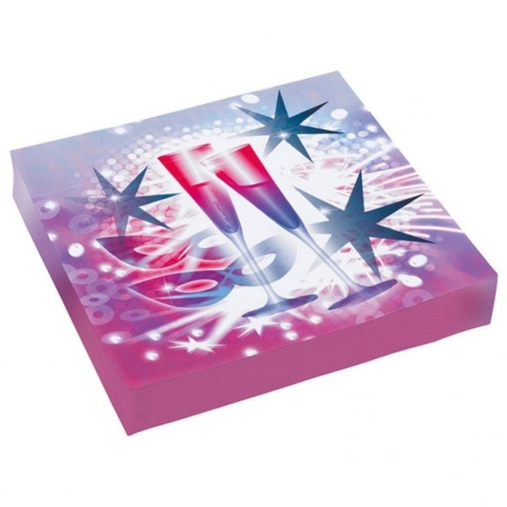 Serviette bonne année 20 pièces Serviette bonne année 20 pièces