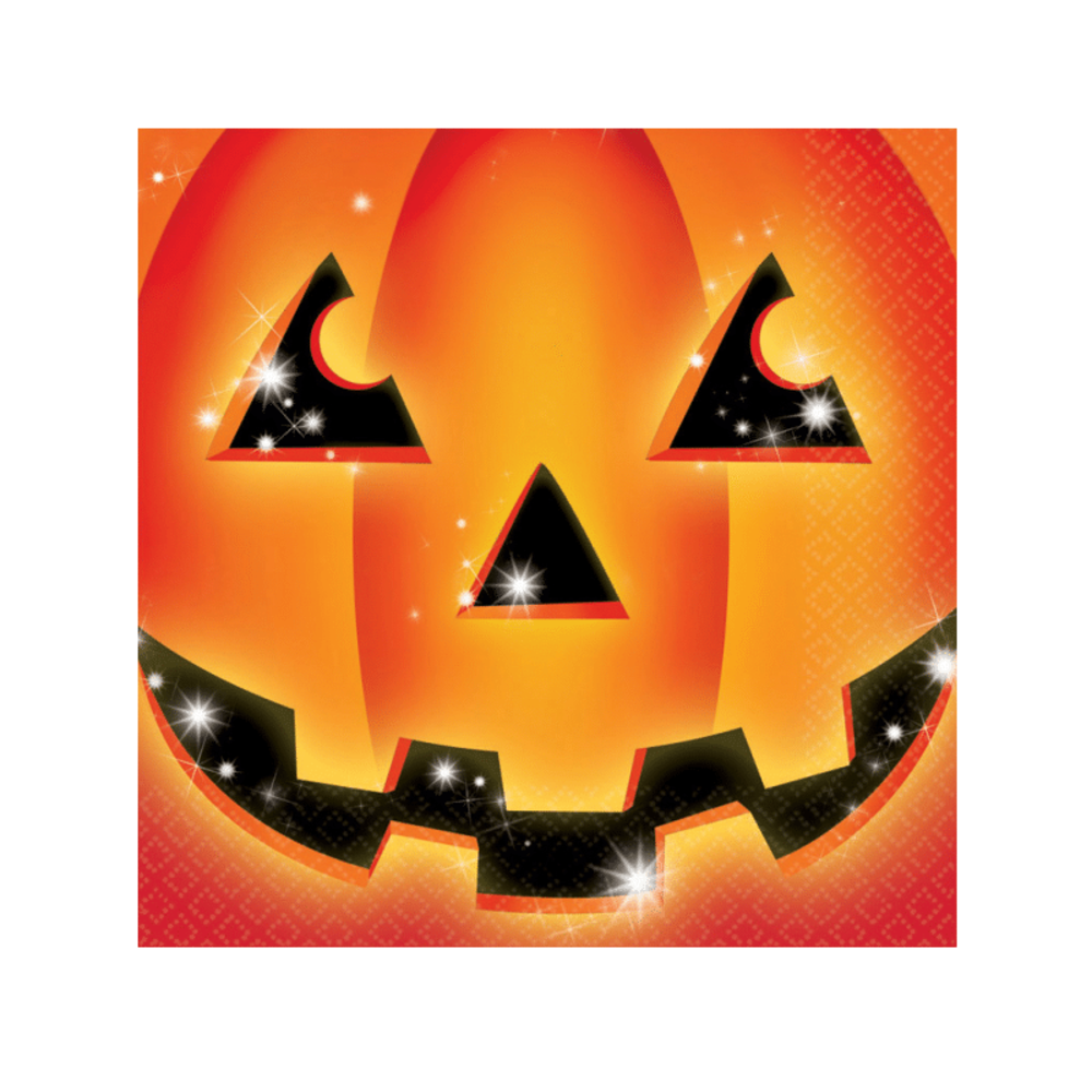 Servet Halloween pompoen 33x33cm | 20 stuks Servet Halloween pompoen 33x33cm | 20 stuks