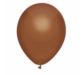 Globos Nordic Ballon bruin Chocola | 10 stuks