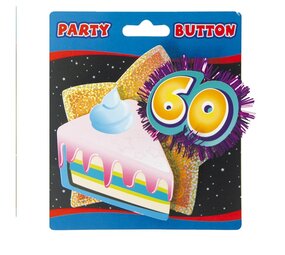 Button 3D 60 jaar