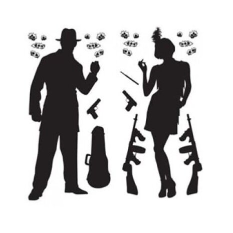 Photo props gangster 24-piece Photo props gangster 24-piece