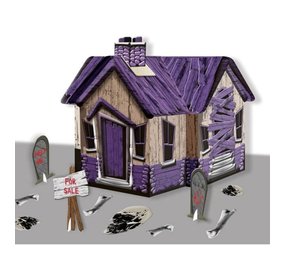 Tafeldecoratie Horror 'house for sale' Tafeldecoratie Horror 'house for sale'