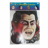 Cutouts Monster Faces 4 stuks Cutouts Monster Faces 4 stuks