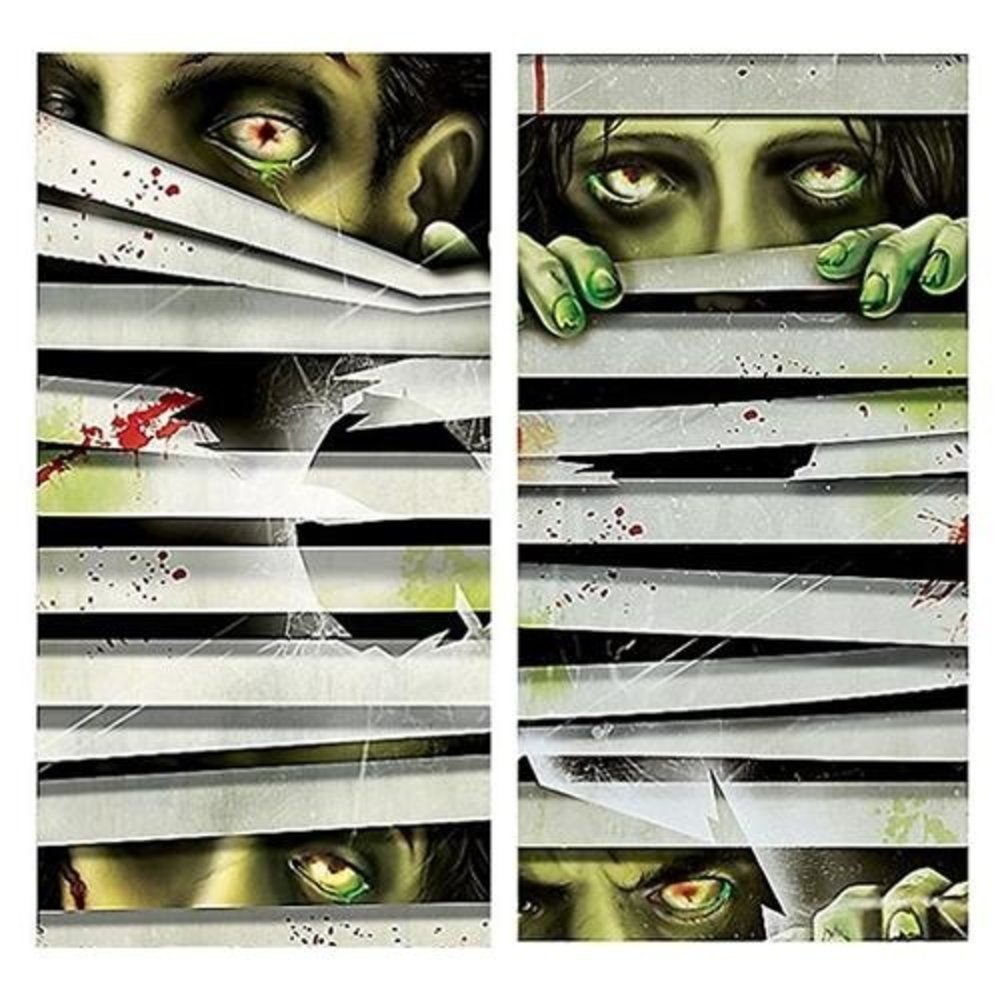 Window decoration horror eyes 2 pieces