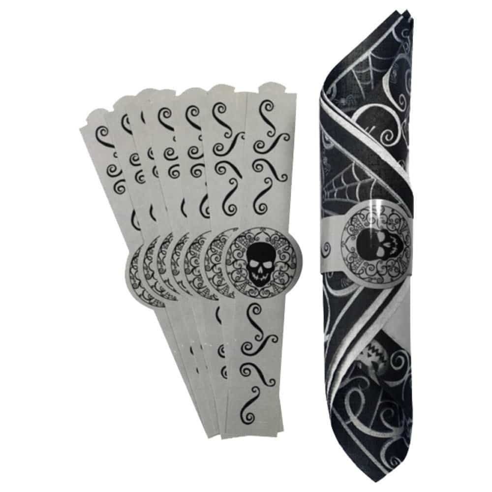 Napkin ring cardboard fright night 8 pieces