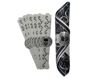 Napkin ring cardboard fright night 8 pieces