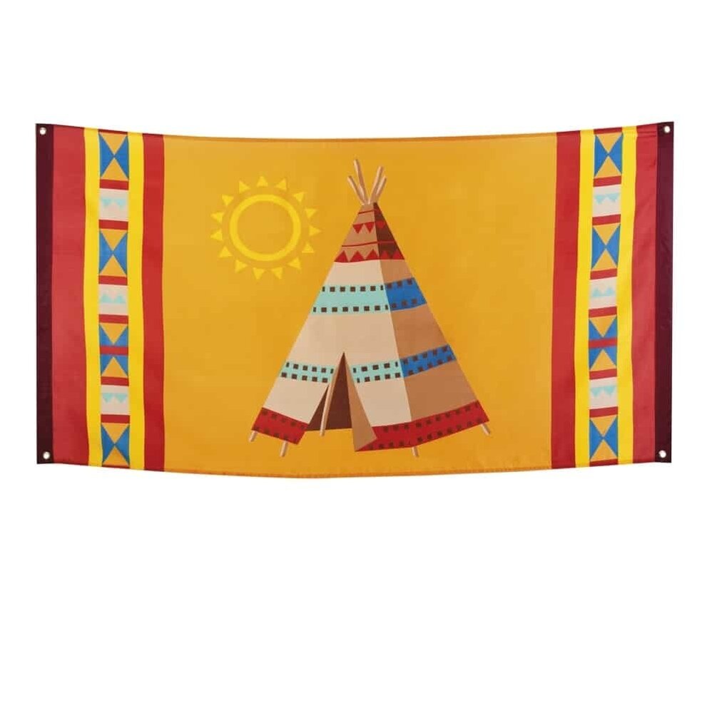 Vlag Indiaan 90x150cm Vlag Indiaan 90x150cm