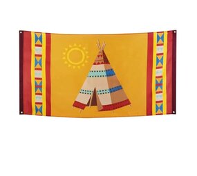 Vlag Indiaan 90x150cm Vlag Indiaan 90x150cm