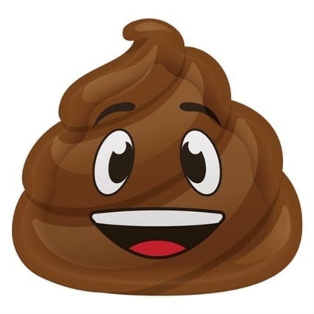Bord Poop Emoji 23cm | 8 stuks Bord Poop Emoji 23cm | 8 stuks