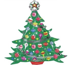 Supershape Folie Ballon Weihnachtsbaum | 86 cm Supershape Folie Ballon Weihnachtsbaum | 86 cm