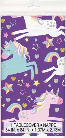 Unique Party Unicorn Hooray Tablecloth 137x213cm | per Unit