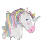Unique Party Unicorn Hooray SuperShape Balloon 106cm | per Unit Unique Party Unicorn Hooray SuperShape Balloon 106cm | per Unit