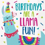 Servet llama Geburtstag | 16 Stücke Servet llama Geburtstag | 16 Stücke