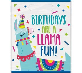 Treat Bag Llama Birthday | 8 pieces Treat Bag Llama Birthday | 8 pieces