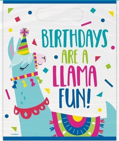Traiter sac Llama anniversaire | 8 pièces Traiter sac Llama anniversaire | 8 pièces