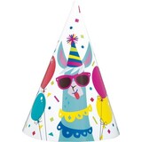 Feesthoedje Llama Birthday | 8 stuks