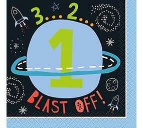 Napkin outer space small 16 pieces