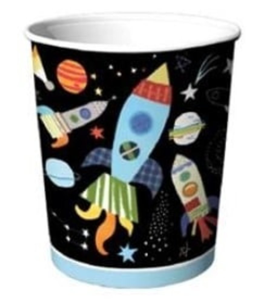Unique Party Beker Outer Space | 8 stuks Unique Party Beker Outer Space | 8 stuks