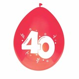Ballon 40 ans de rubis 6 pièces