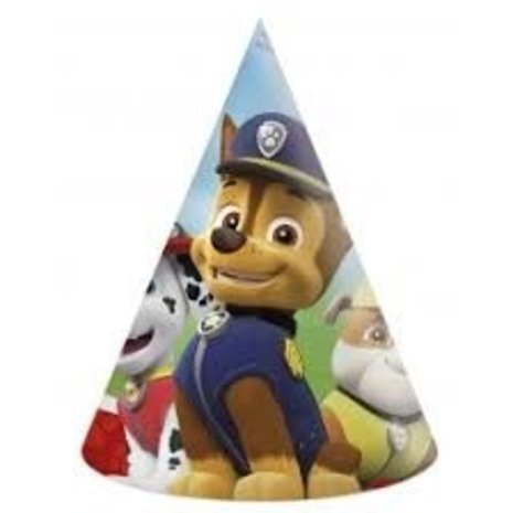 Procos Party Paw Patrol Punthoedjes | 6 stuks Procos Party Paw Patrol Punthoedjes | 6 stuks