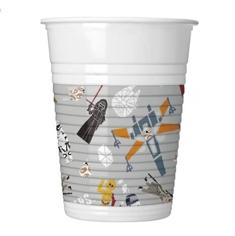 Cup Star Wars zwingt Plastik | 8 Stücke Cup Star Wars zwingt Plastik | 8 Stücke