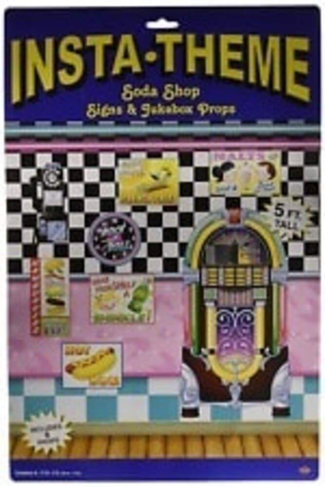 Wall decoration Rock and Roll Cafe | 8 pieces