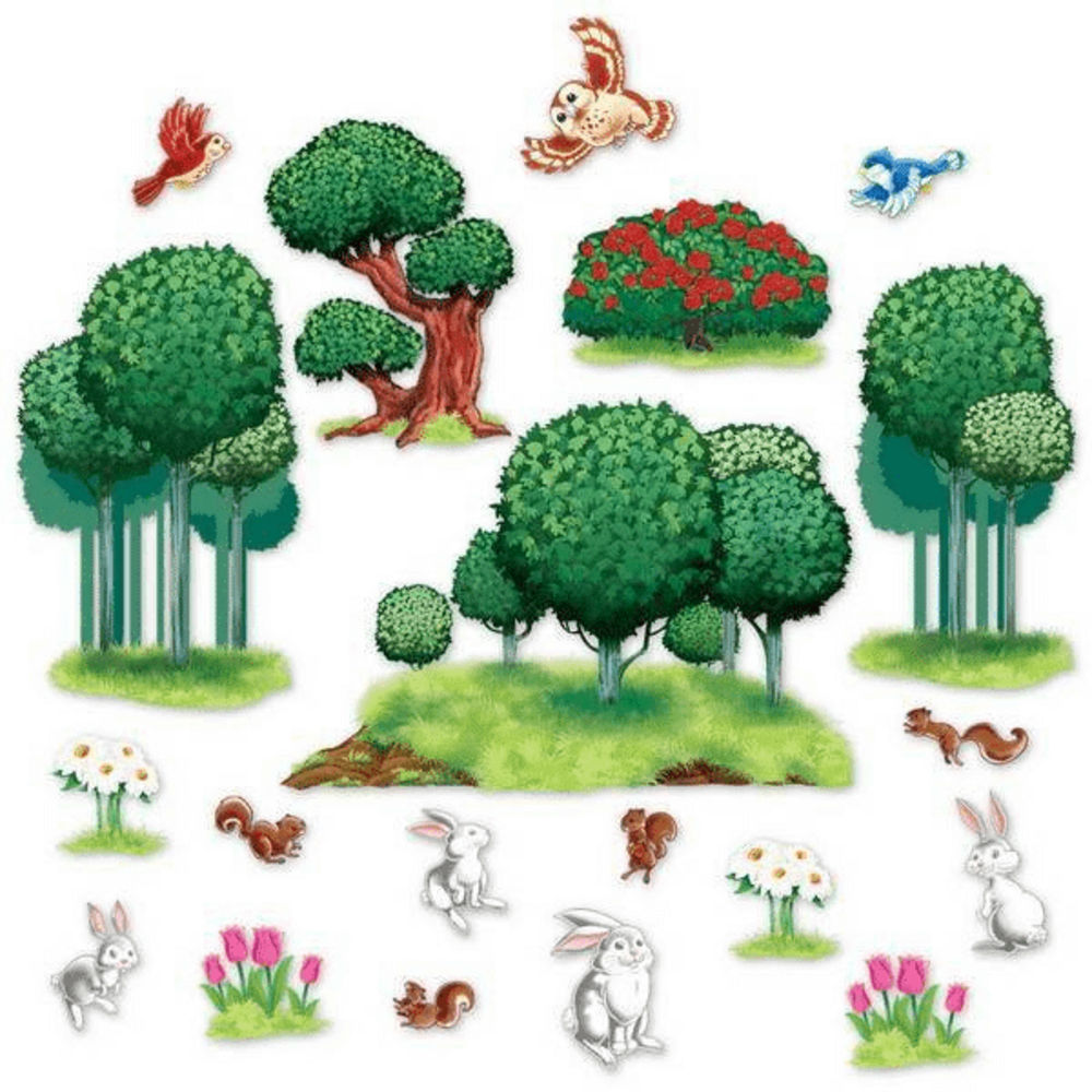 Tuf-Tuf Wall stickers animals and nature 20 pieces Tuf-Tuf Wall stickers animals and nature 20 pieces