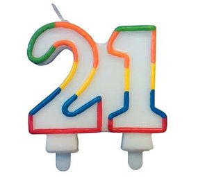 Kerze 21 Jahre alt Kerze 21 Jahre alt