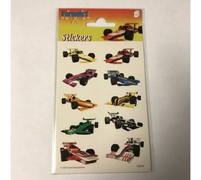 Fun stickers Formula 1 car per sheet Fun stickers Formula 1 car per sheet