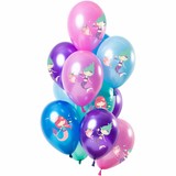 Folat Meerjungfrau Luftballons Set 33 cm | 12 Stücke Folat Meerjungfrau Luftballons Set 33 cm | 12 Stücke