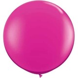 Roze magenta ballon XL | 90 cm