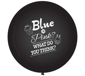 Haza - Witbaard Balloon XXL Genre révèle 90cm | par unité Haza - Witbaard Balloon XXL Genre révèle 90cm | par unité