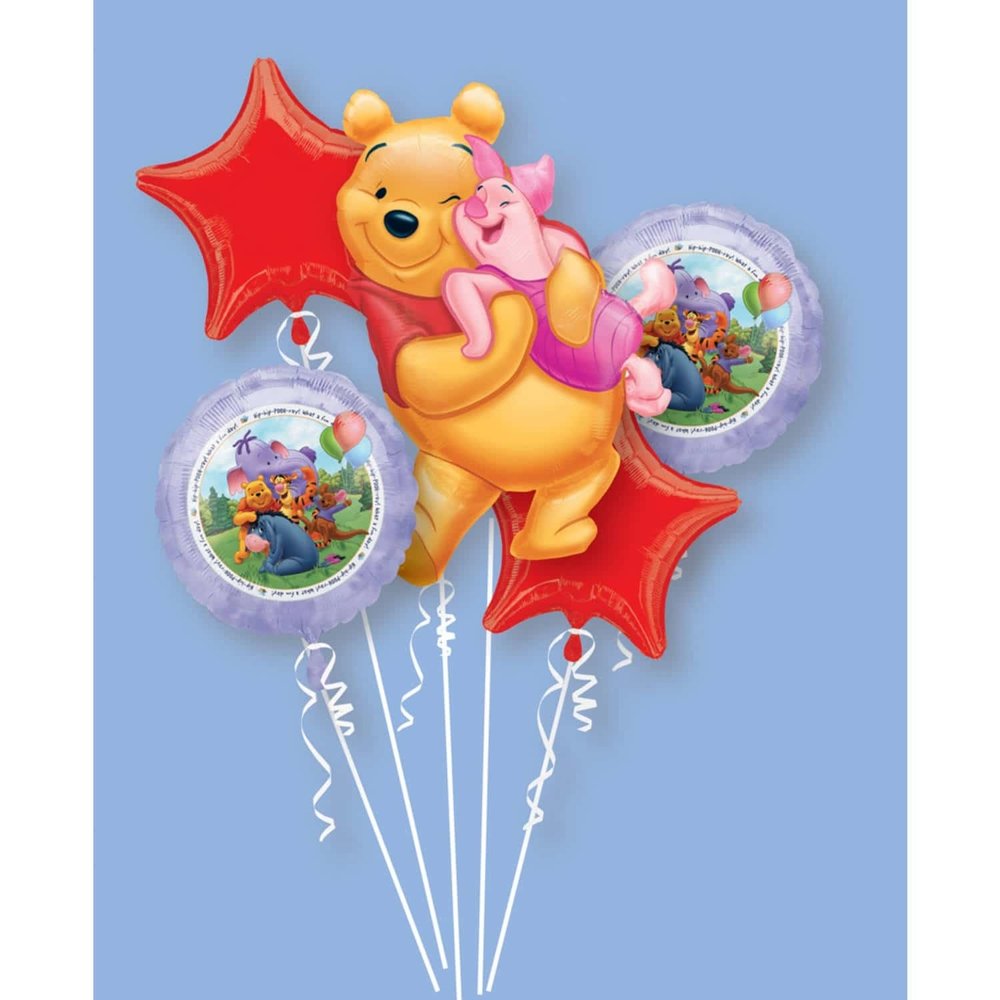 Ballon Bouquet de Foil Winnie de Pooh | 5 partie Ballon Bouquet de Foil Winnie de Pooh | 5 partie