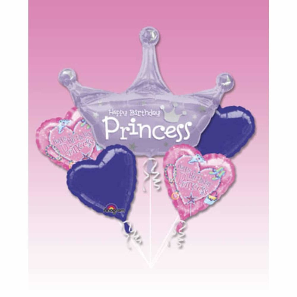 Foil Ballon Bouquet Princess | 5 partie Foil Ballon Bouquet Princess | 5 partie