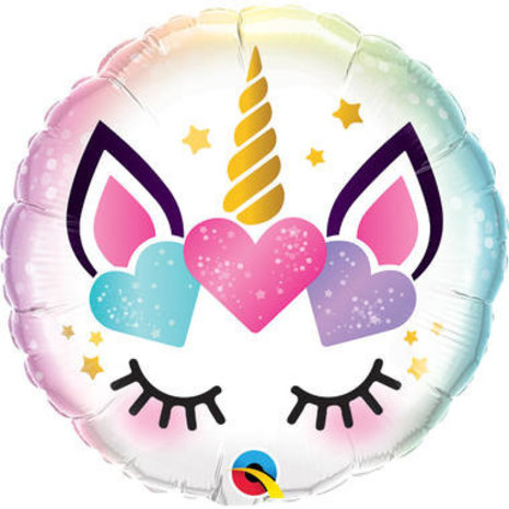Qualatex Ballon en aluminium Bébé Licorne 45cm|  par unité Qualatex Ballon en aluminium Bébé Licorne 45cm|  par unité